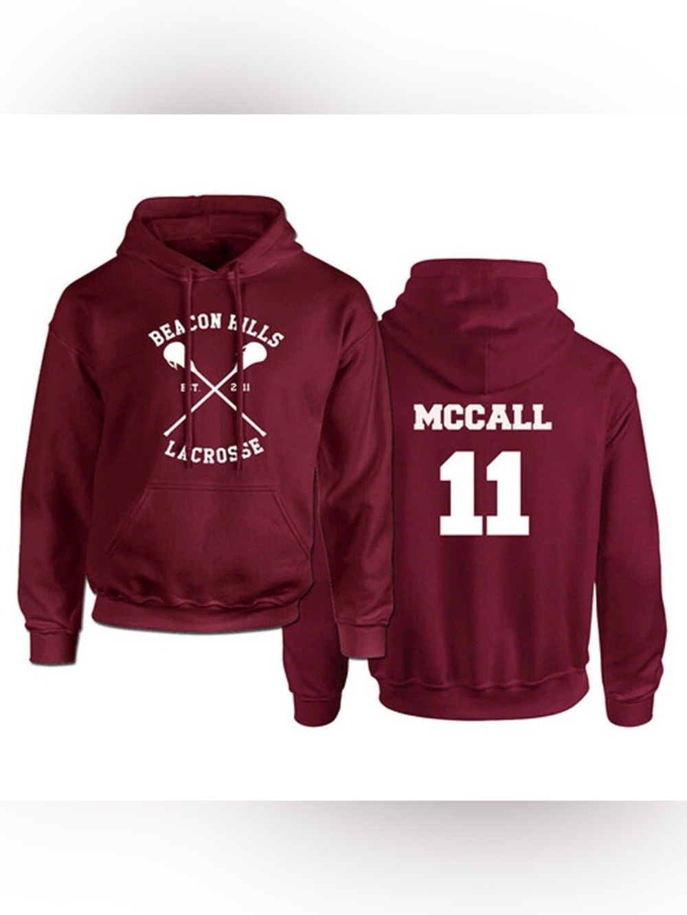 NWOT Teen Wolf Beacon Hills Lacrosse Scott McCall Hoodie